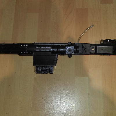 Nerf Blaster-Gewehr Typ "Rampage" gemoddet