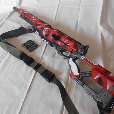 Nerf Longstrike "Hells Bells"
Mit OMW Massacre Kit