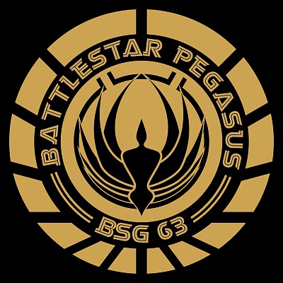 Battlestar Pegasus-Siegel