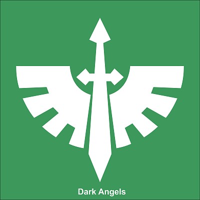 Abzeichen der Dark Angels, auch als Ärmelprint