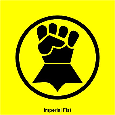 Abzeichen der Imperial Fist, auch als Ärmelprint