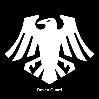 Abzeichen der Raven Guard, auch als Ärmelprint