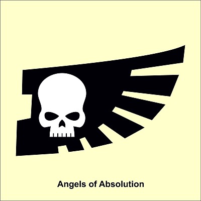 Abzeichen der Angels of Absolution, auch als Ärmelprint