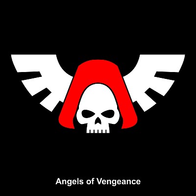 Abzeichen der Angels of Vengeance, auch als Ärmelprint