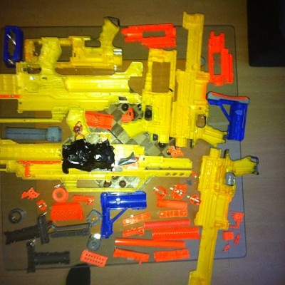 versch. Nerf Teile