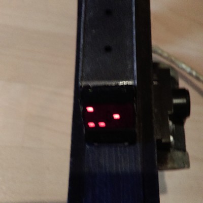 LED Schussanzeige.