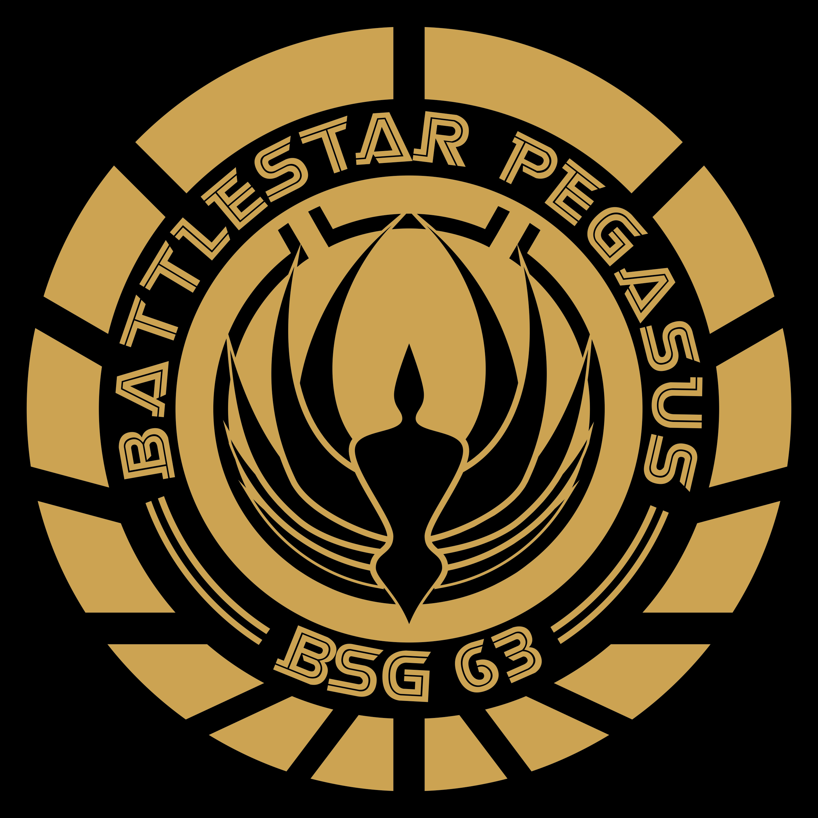 Battlestar Pegasus-Siegel