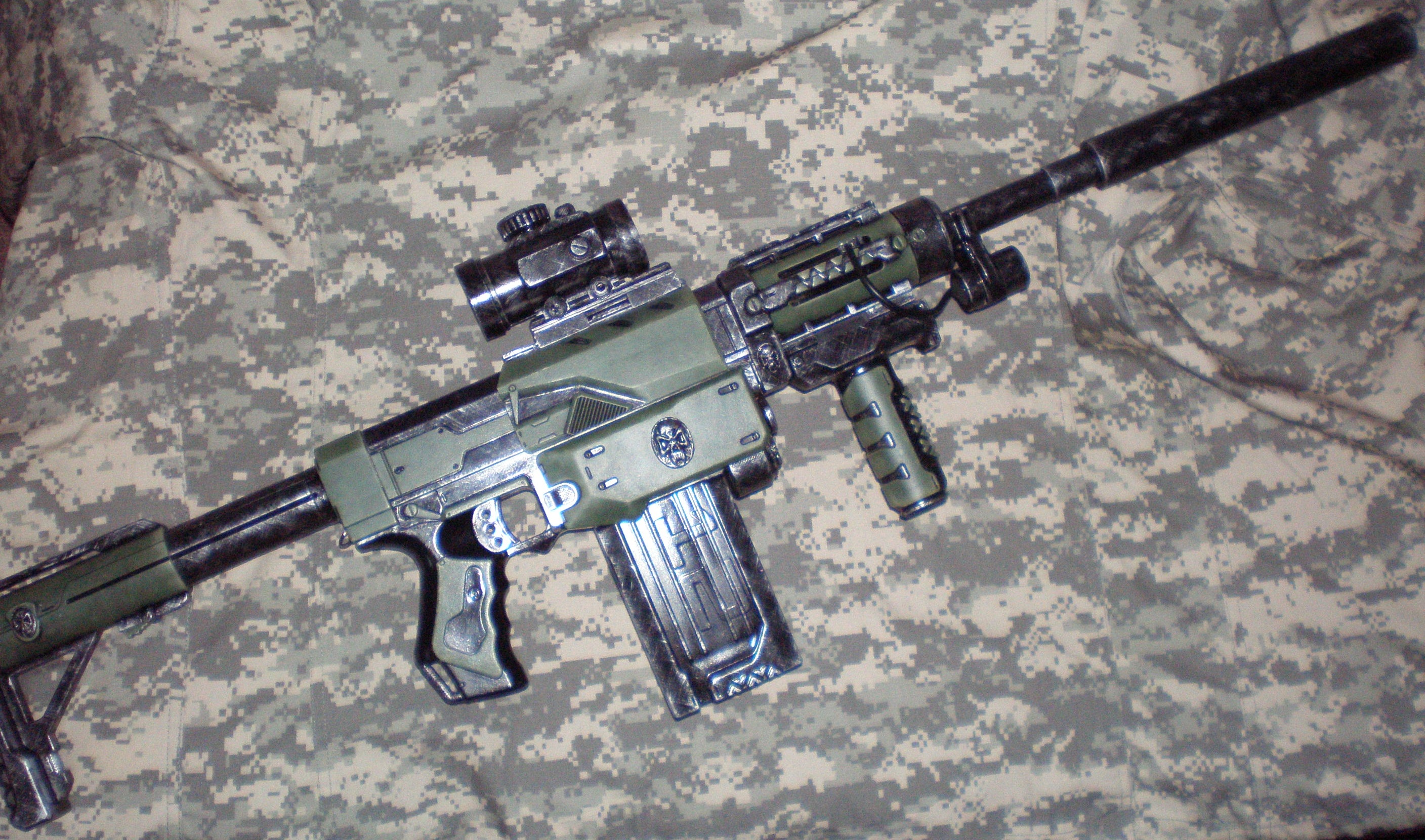 M16 short 04 tactical Silencer